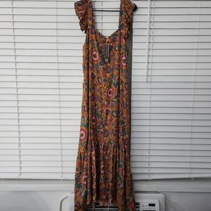 HOUSE of Harlow 1960 Midi Floral Dress XL